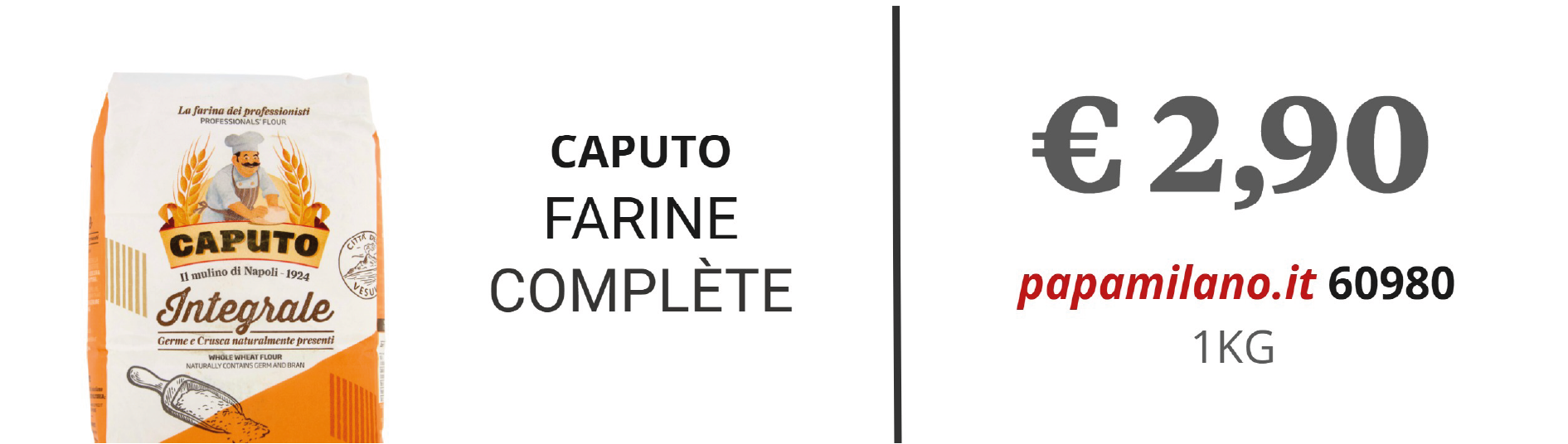 CAPUTO FARINE COMPLÈTE